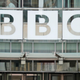 The BBC logo on a building.